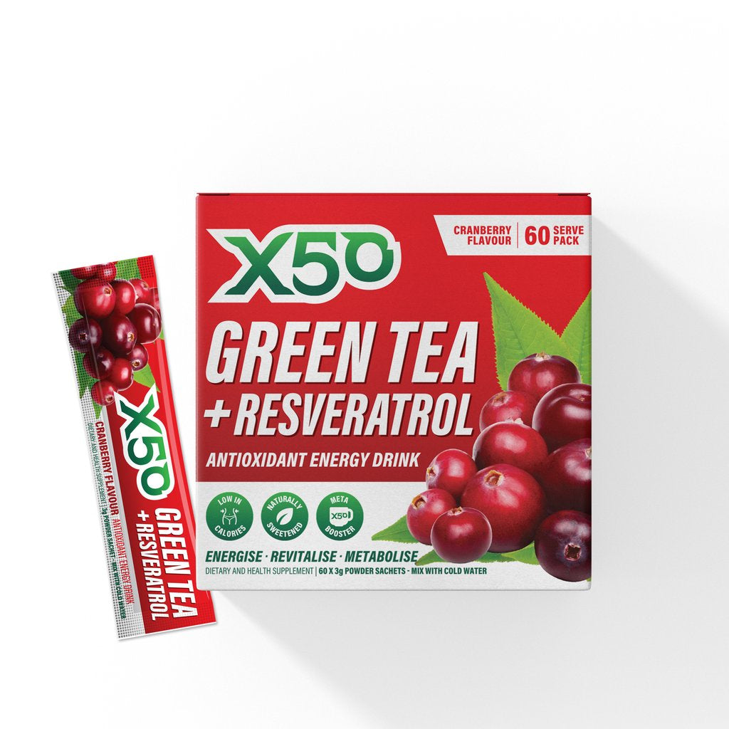 X50 Green Tea + Resveratrol by Tribeca Health