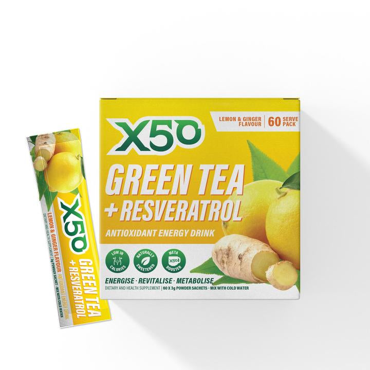 X50 Green Tea + Resveratrol by Tribeca Health
