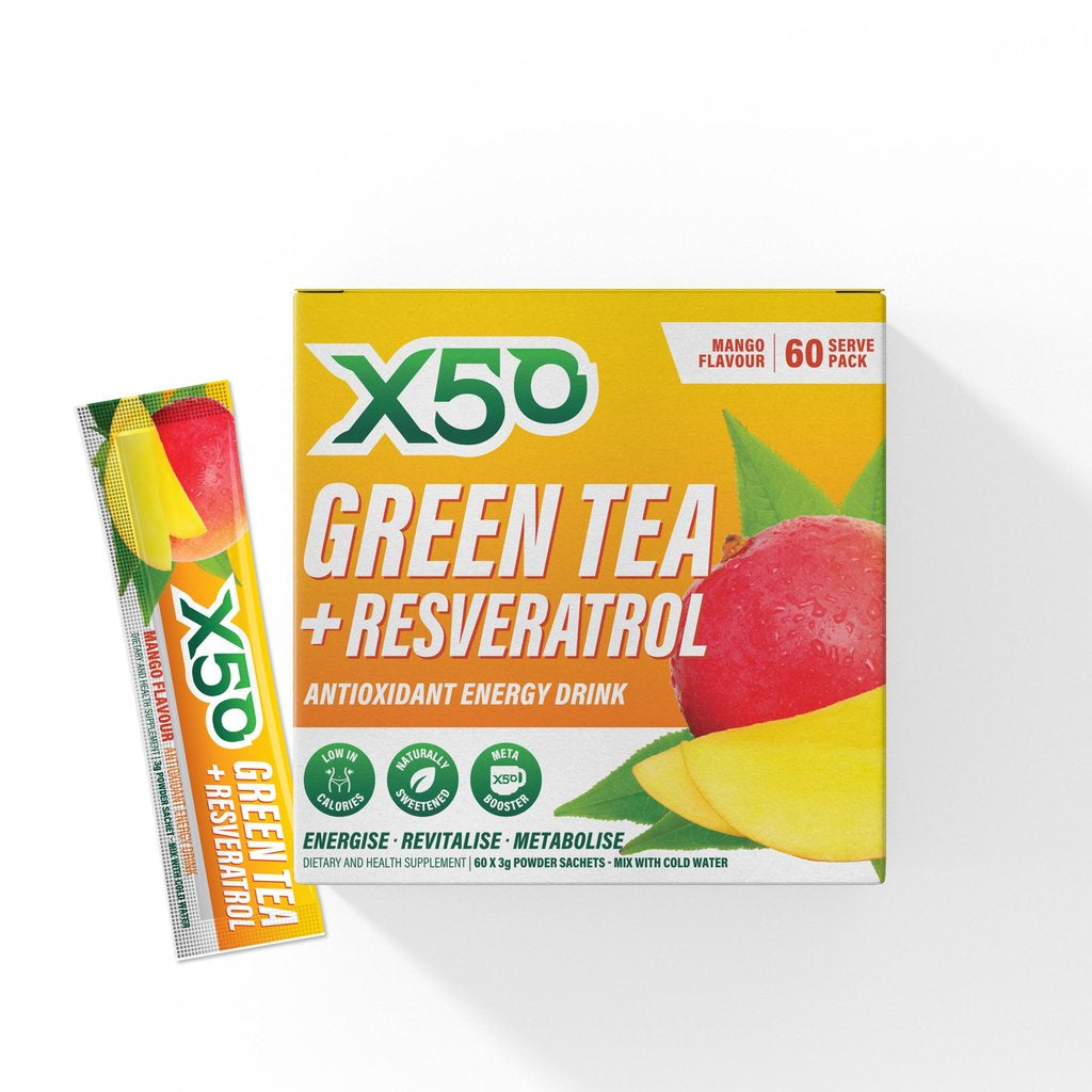 X50 Green Tea + Resveratrol by Tribeca Health