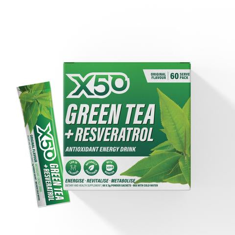 X50 Green Tea + Resveratrol by Tribeca Health
