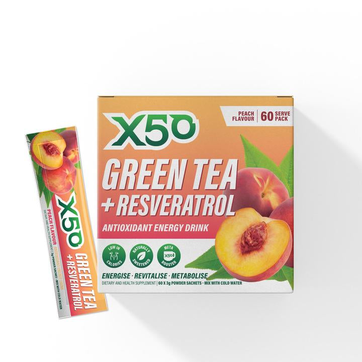 X50 Green Tea + Resveratrol by Tribeca Health