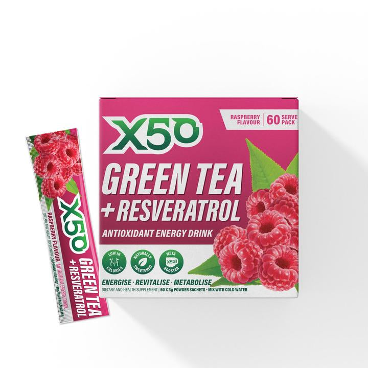 X50 Green Tea + Resveratrol by Tribeca Health