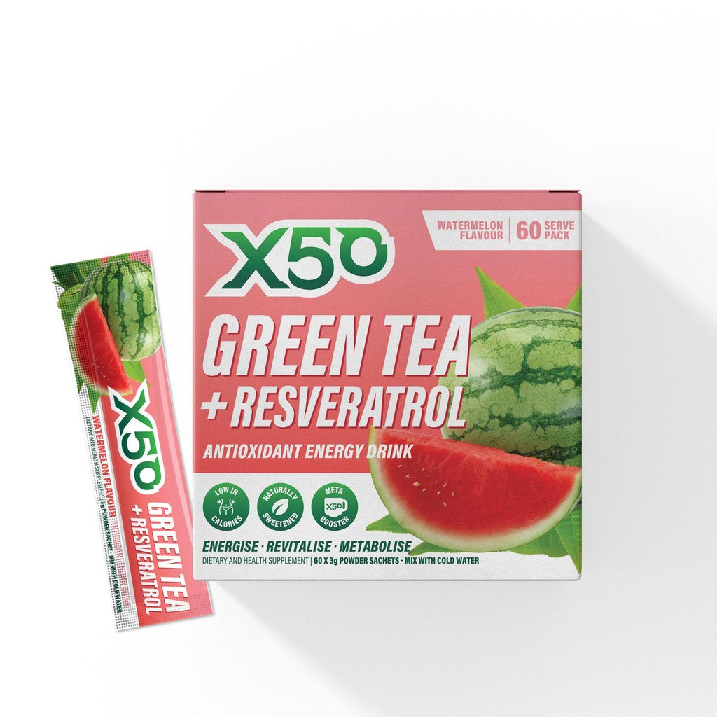 X50 Green Tea + Resveratrol by Tribeca Health