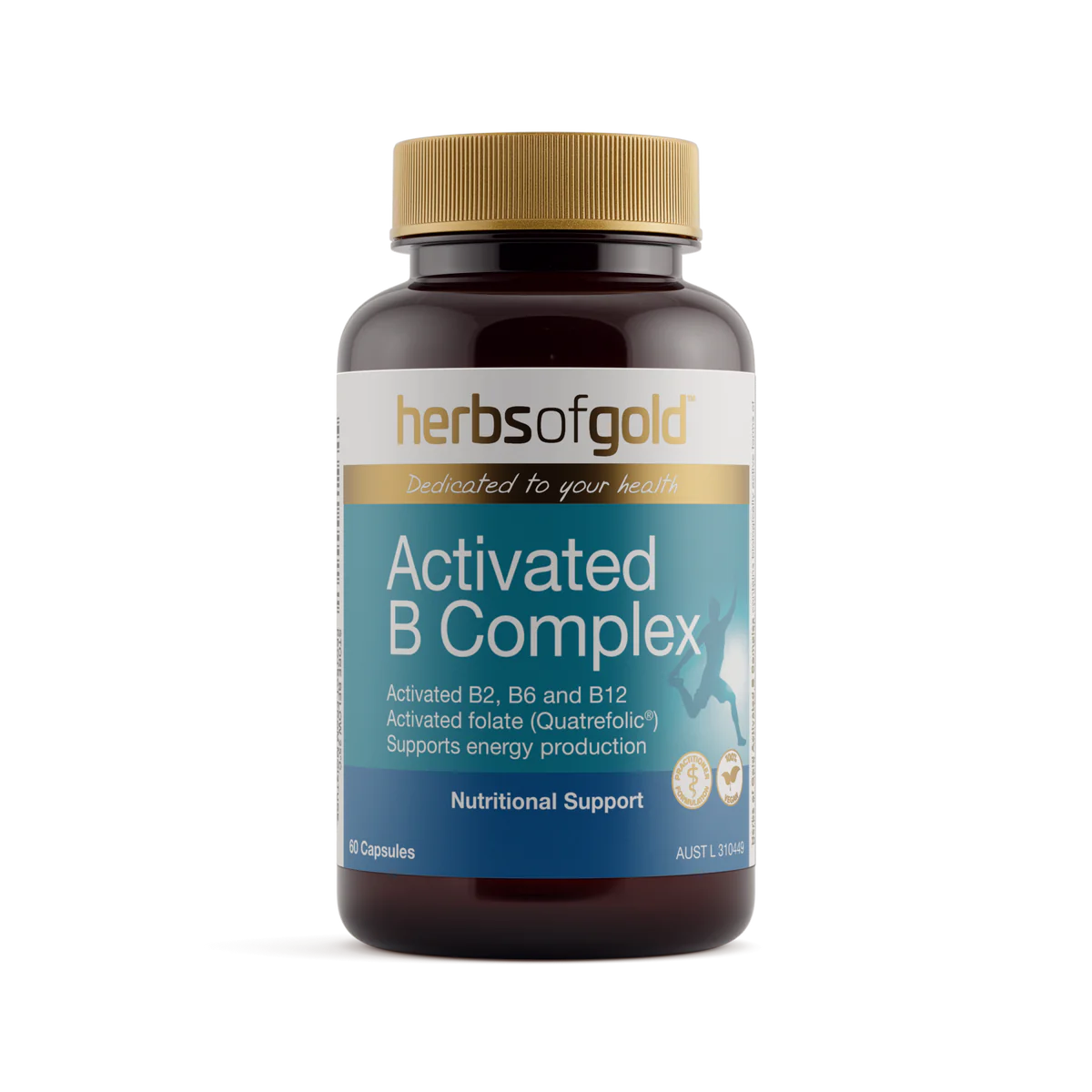 Herbs of Gold Activated B Complex 30 capsules