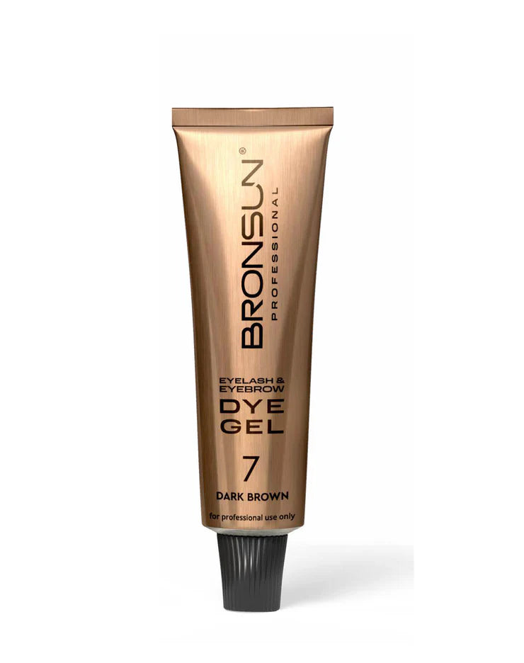 Bronsun Eyelash & Eyebrow Dye Gel 7 Dark Brown 15ml