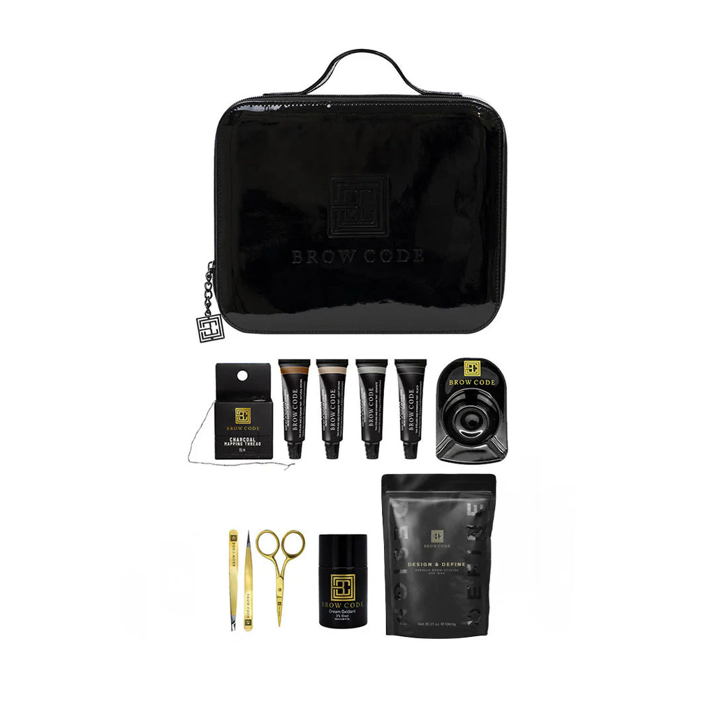 Brow Code Professional Tint Kit + Wax