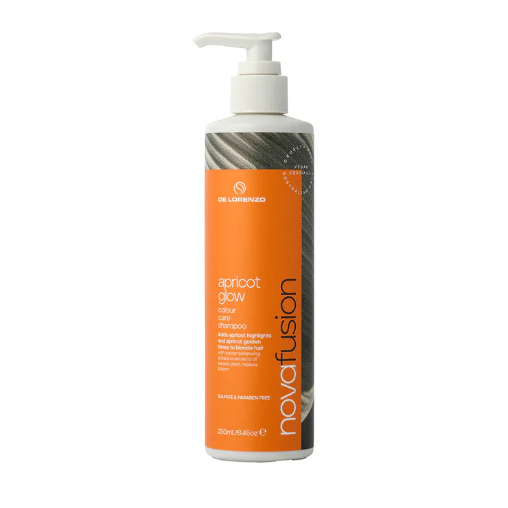 De Lorenzo Novafusion Colour Care Shampoo Apricot Glow 250ml