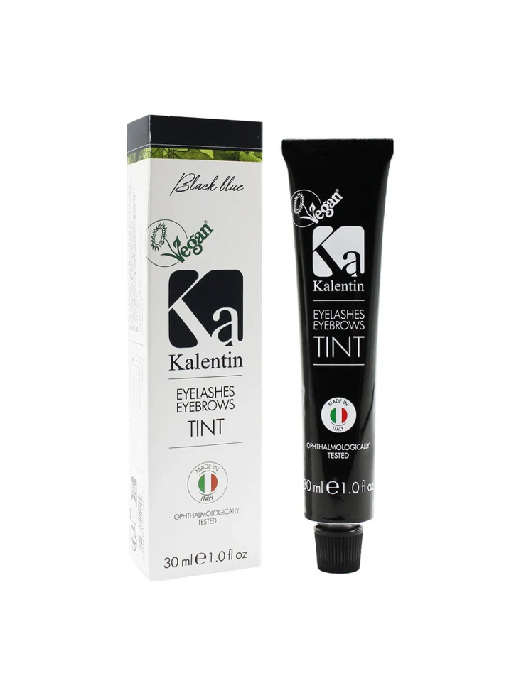 Kalentin Hybrid Eyebrow & Eyelash Tint Blue Black 30ml