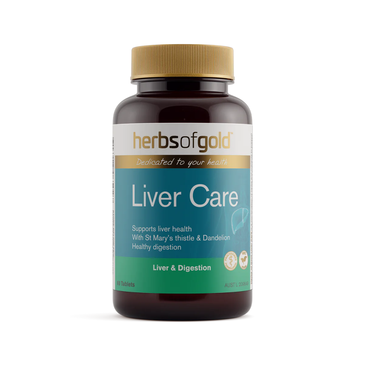 Herbs of Gold Liver Care 60 Tablets