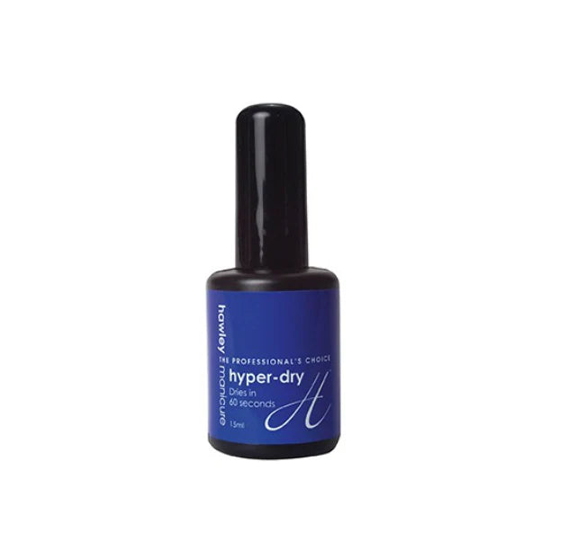 Hawley Manicure Hyper-Dry 60 Sec Air Cure Top Coat 15ml
