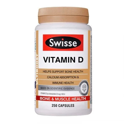 Swisse Ultiboost Vitamin D 250 Capsules
