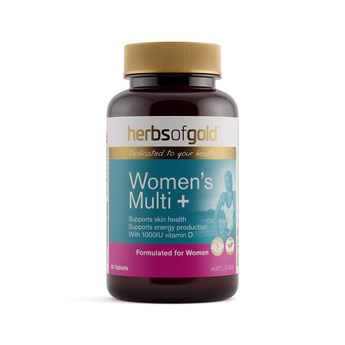 Herbs of Gold Womens Multi Plus 30 Tablets