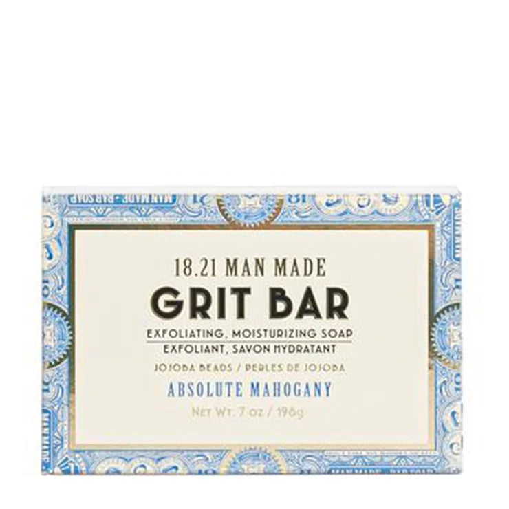 18.21 Man Made Grit Bar Soap Absolute Mahogany