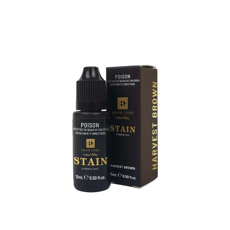 Brow Code Stain Hybrid Brow Dye Harvest Brown 15ml