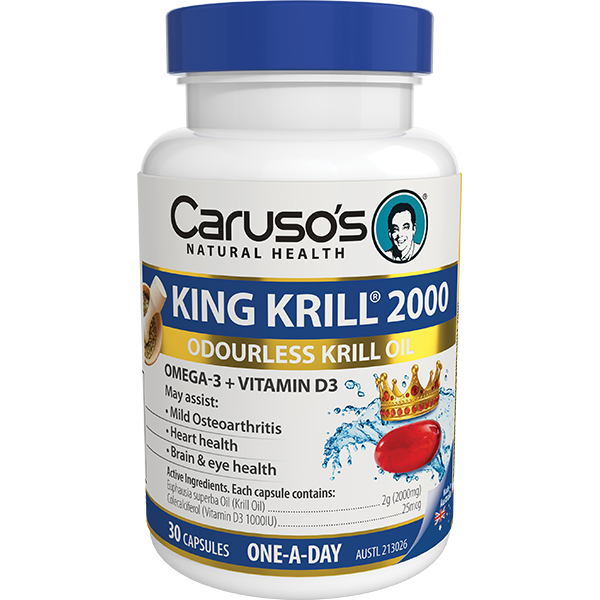 Carusos Natural Health King Krill 2000mg