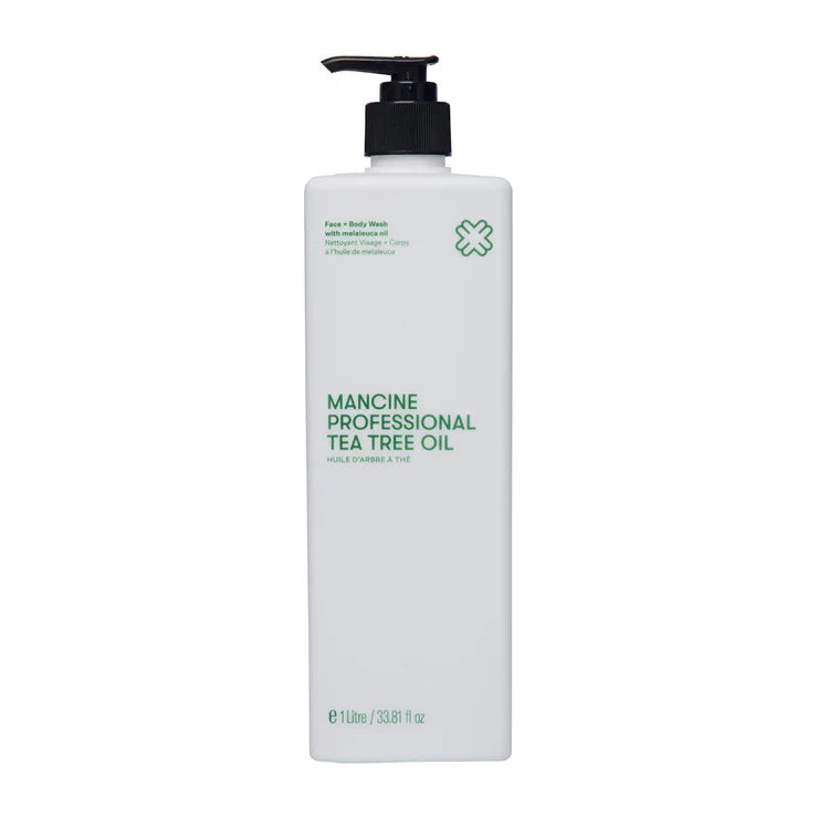 Mancine Tea Tree Oil Face & Body Wash 1 Litre