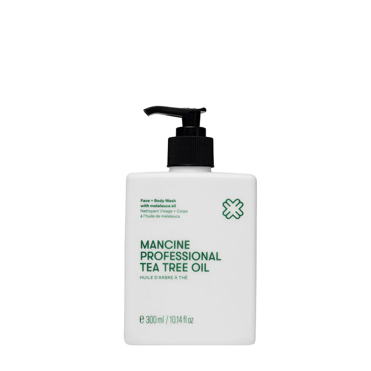 Mancine Tea Tree Oil Face & Body Wash 300ml
