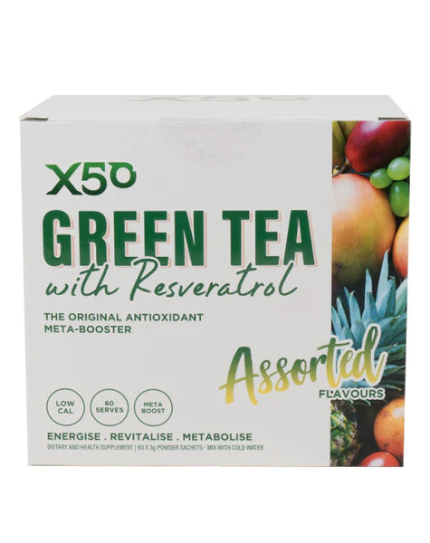 X50 Green Tea + Resveratrol by Tribeca Health